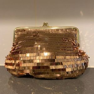 Rose Gold sequence bag